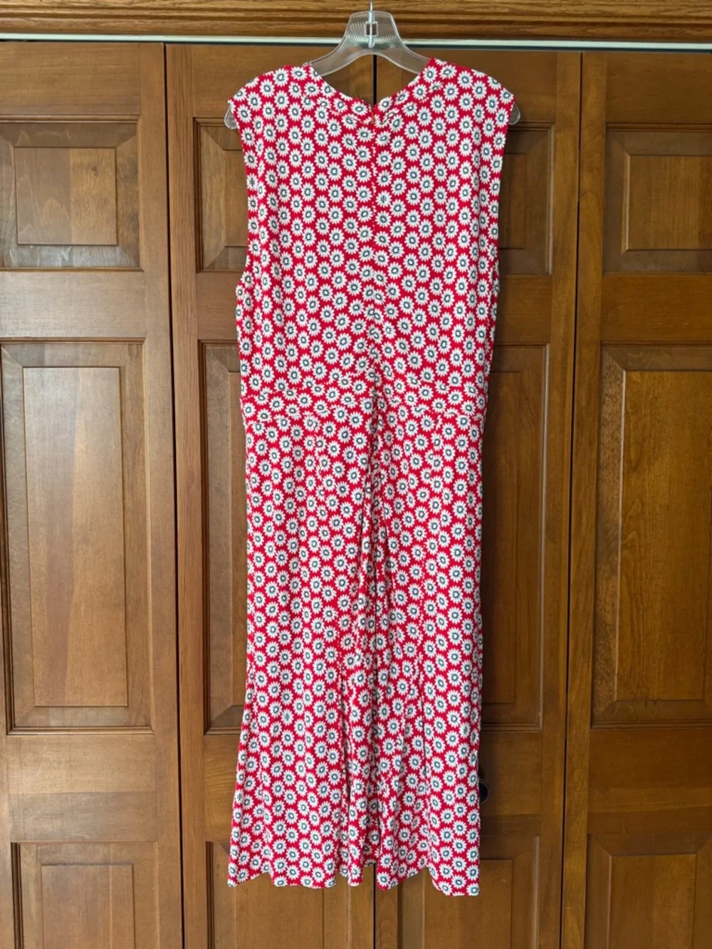 Tory Burch Red and White Floral Dress - Picture 4 of 5